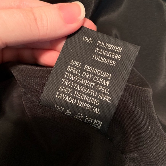 Black Anjum Collection Faux Leather Jacket (bin1) - Picture 5 of 5